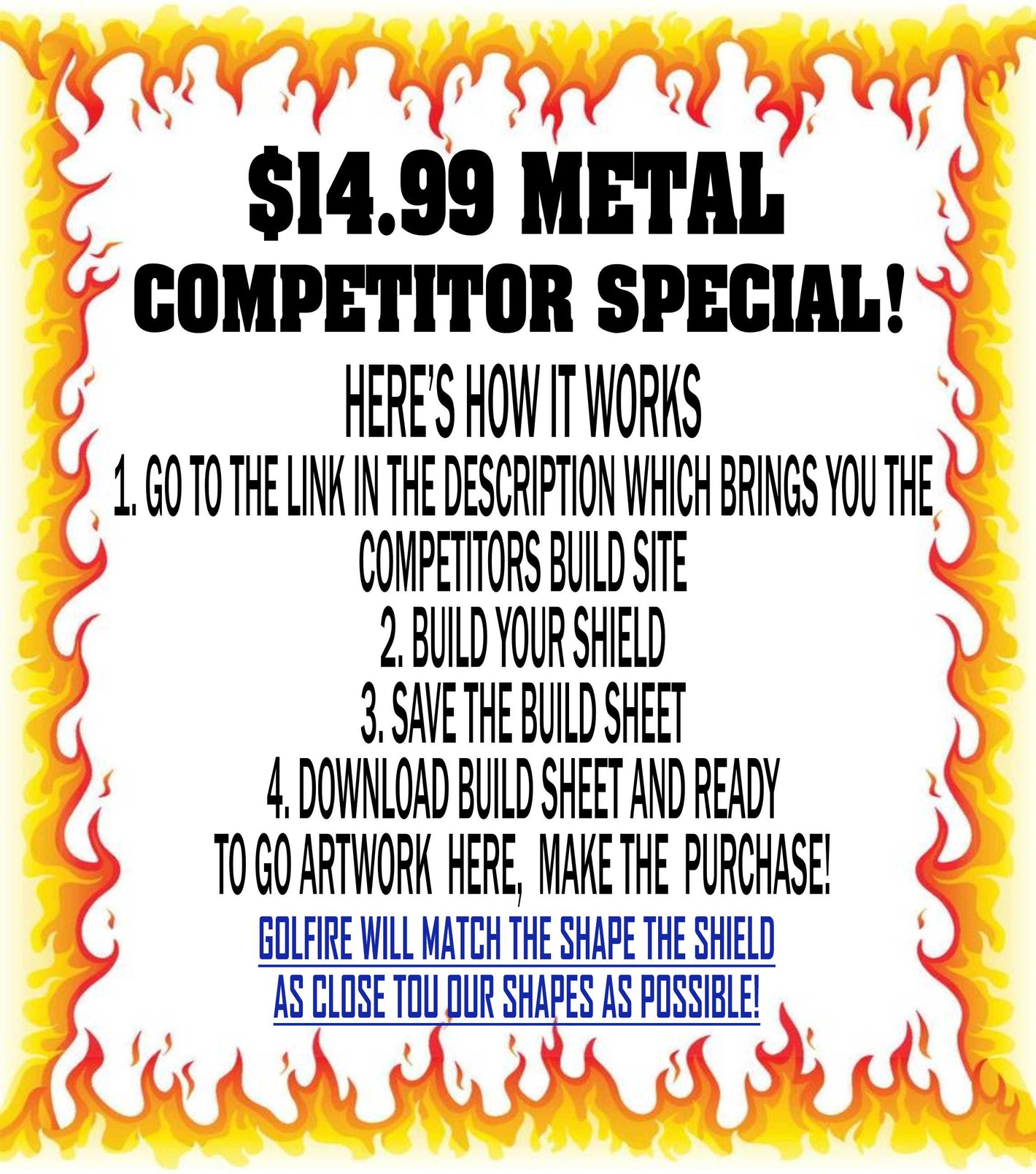 14.99 C0MPETITOR METAL SPECIAL