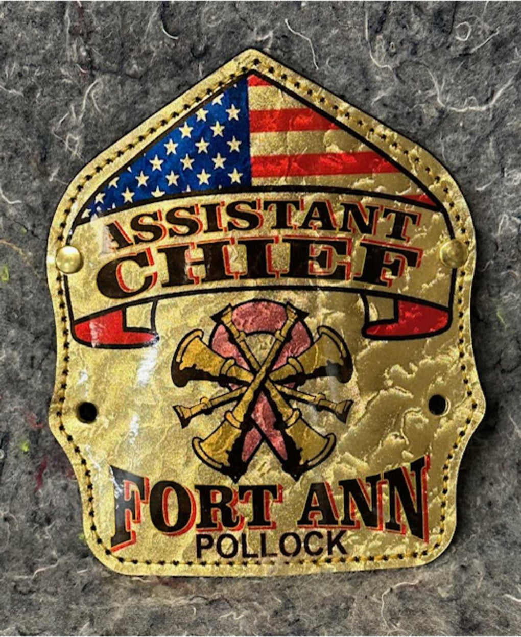 GOLD LEAF CHIEF FIRE SHIELDS – GOLFIRE FIREFIGHTER SHIELDS - METAL AND ...