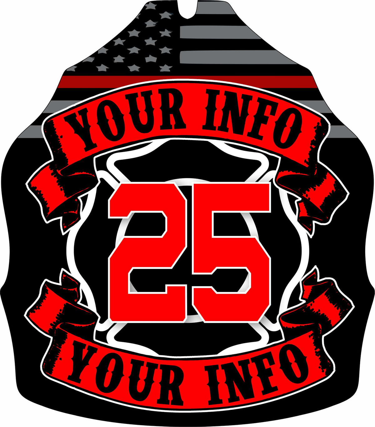 Ti Fire Shield RTG34 METAL TIN FIRFE SHIELDS – GOLFIRE FIREFIGHTER SHIELDS - METAL AND ...