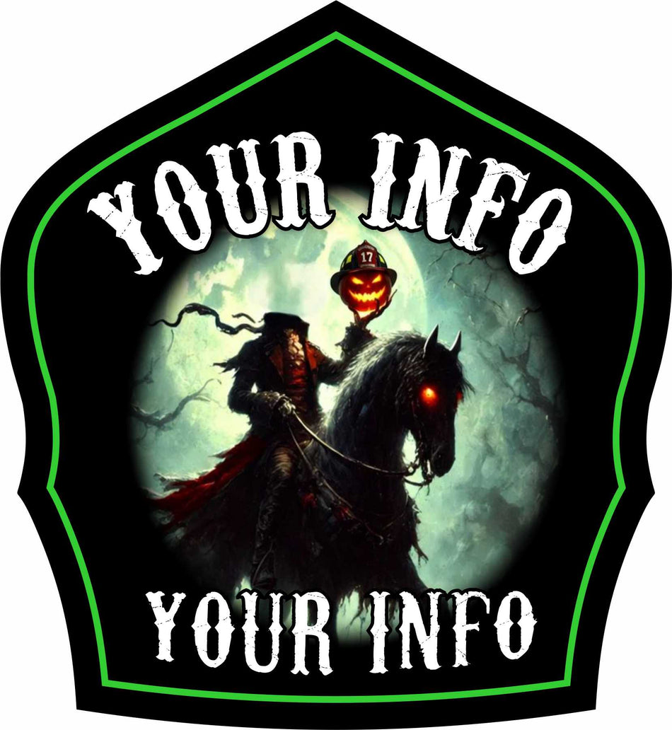 HEADLESS HOLLOWEEN PUMPKIN FIREFIGHTER
