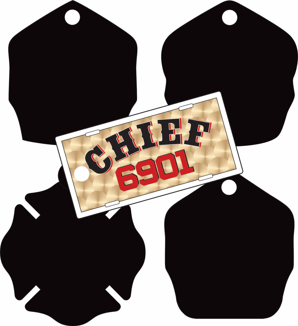 FIRE DEPARTMENT METAL KEY CHAINS