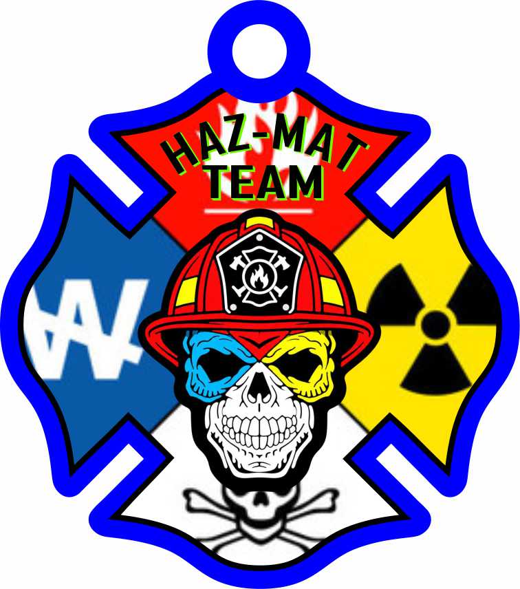 HAZ-MAT MALTESE KEY CHAIN