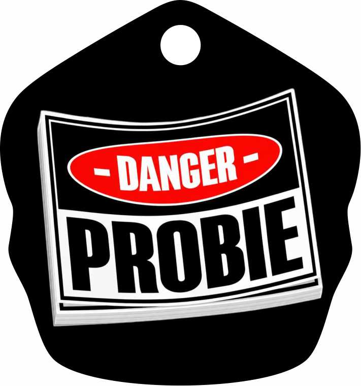 DANGER PROBIE KEY CHAIN