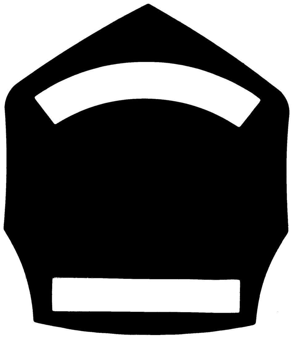 6 INCH CAIRNS SHAPE 2 PANEL SHIELD