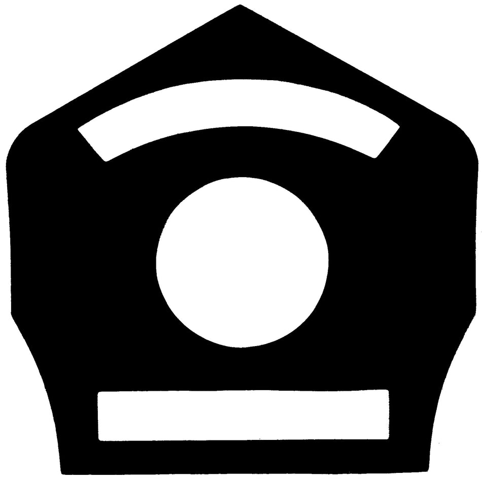 5.5 INCH 2 PANEL WITH CENTER RECESSED GRAPHIC